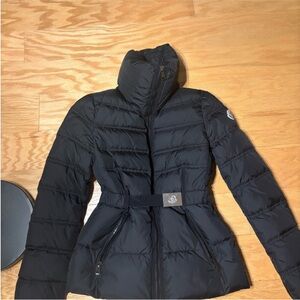 MONCLER Black puffer jacket size 0